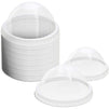 Clear Plastic Dome Lids for 8 Ounce Ice Cream Cups (50 Pack)