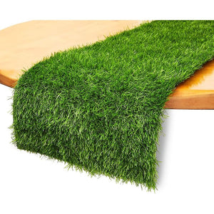 Juvale Synthetic Grass Table Runner for Party Decor (14 x 48 Inches)