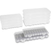 AA and AAA Battery Holder Plastic Organizer, Storage Case (10 Pack, 5 Each)