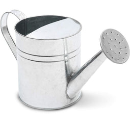 Galvanized Watering Can Vase with Handle for Home Decor (12.5 x 4.9 x 6.5 in)