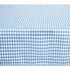 Juvale Blue and White Argyle Checkered Table Cloth for Dining (54 x 108 Inches)