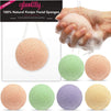 Natural Konjac Sponge, Facial Cleansing and Exfoliating (6-Pack)