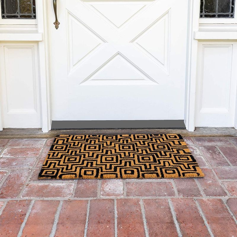 Natural Coco Coir Home Doormat for Outdoor Entrance, 17 x 30 Inch