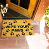 Wipe Your Paws Nonslip Welcome Doormat for Dog Lovers, Coco Coir Mat(17 x 30 in)