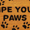 Wipe Your Paws Nonslip Welcome Doormat for Dog Lovers, Coco Coir Mat(17 x 30 in)