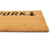 Work Wine Long Entry Way Natural Coir Nonslip Doormat, Funny (17 x 60 in)