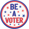 Be A Voter Political Sticker Roll (1000 Pack)