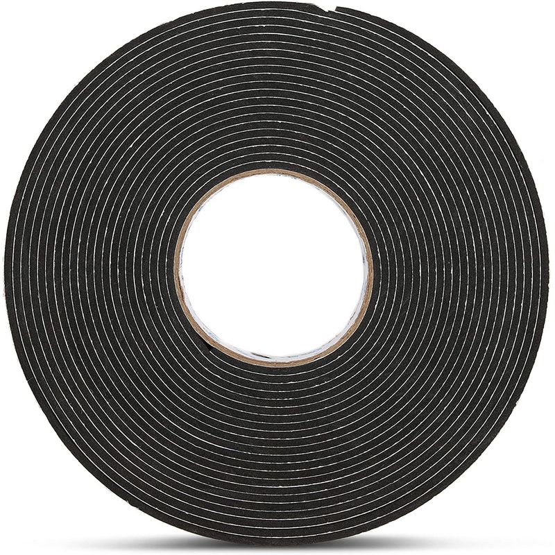 Juvale Self Adhesive Hat Size Reducer, Black Foam Tape (0.75 x 360 Roll)