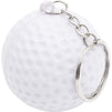 White Foam Golf Ball Keychain Bulk Set (1.5 Inches, 30 Pack)