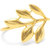 Juvale Leaf Napkin Rings (1.8 Inches, Gold, 12-Pack)
