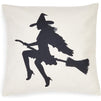 Juvale Witch Throw Pillow Covers, Halloween Home Decor (18 x 18 in, 2 Pack)