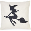 Juvale Witch Throw Pillow Covers, Halloween Home Decor (18 x 18 in, 2 Pack)