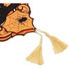 Juvale Orange Table Runner with Tassels, Halloween Home Decor (15 x 68.5 in)