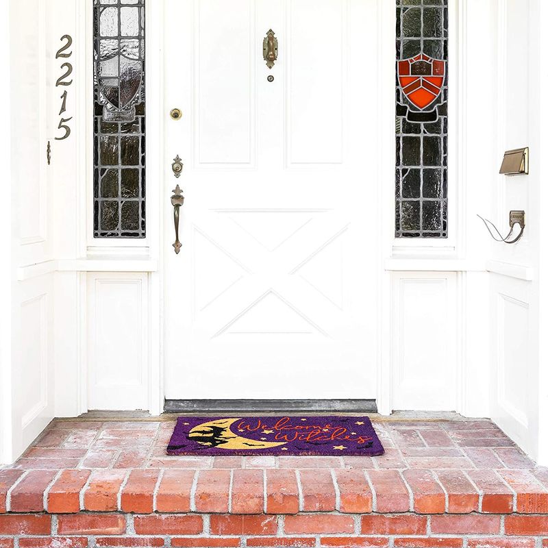 Halloween Coco Coir Door Mat, Welcome Witches (30 x 17 inches)