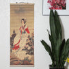 Chinese Scroll Wall Hanging Art (10 x 26 In, 4 Pack)