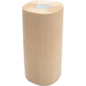 Disposable Bamboo Paper Hand Towels for Kitchen, Cleaning (110 Sheets/Roll, 4 Rolls)