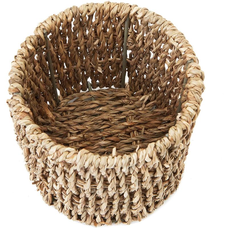 Rectangular basket with suction cup pebble pattern 37,8x11x5cm