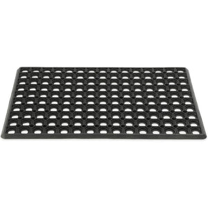 Rubber Mat, Nonslip Doormat for Indoor, Outdoor (23.5 x 15.75 in)