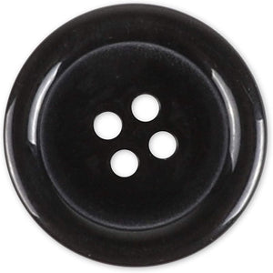 Black Resin Flatback Craft Buttons for Sewing, 4 Holes (5/8 in, 500 Pieces)