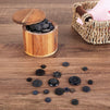 Black Resin Flatback Buttons with 4 Holes (1 Inch, 200 Pieces)