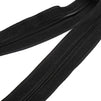 Nylon Coil Zippers Set for Sewing Supplies, 50 Yards (Black, 51 Pieces)