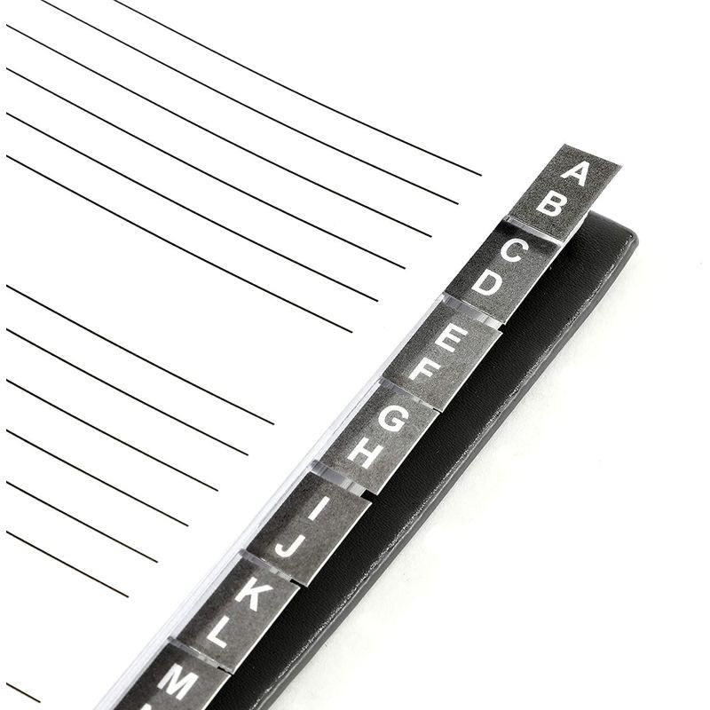 Password Notebooks with Alphabetical Tabs (6.25 x 7.25 in, 2 Pack)