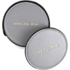 Love Joy Hope Faux Leather Coasters with Holder for Home Housewarming Gifts (6 Pack)