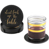 Don't F-ck Up the Table Funny Drink Coasters (6 Pack)