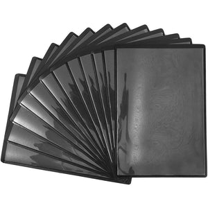 Black Magnetic Picture Frames with Clear Cover for 4 x 6 Inch Photos (4.5 x 6.5 in, 15 Pack)