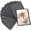 Black Magnetic Picture Frames with Clear Pocket for 5 x 7 Inch Photos (5.6 x 7.4 in, 15 Pack)