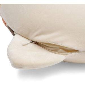 Juvale Kid's Cat Travel Pillow, Memory Foam, for Airplanes, Car Rides, Train Commutes (11.8 x 11.8 x 3.9 in)