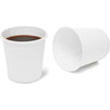 Hot and Cold Insulated Paper Cups (4 oz, White, 300 Pack)