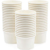 White Disposable Soup Containers with Lids for To Go Food (8 oz, 50 Pack)