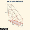 Juvale Rose Gold File Organizer, Mail Sorter (3.5 x 10.25 x 12.5 in)