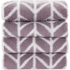 Chevron Pattern Hand Towels, Bath Towel Set (13.3 x 29 in, 4 Pack)