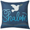 Juvale Hanukkah Throw Pillow Covers, Blue Cushion Cover Set (18 x 18 Inches, 6 Pack)