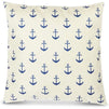 Nautical Throw Pillow Cover, Boat Theme Decor (18 x 18 Inches, 4 Pack)