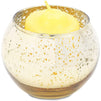 Juvale Round Mercury Glass Votive Candle Holders (2.7 in, Gold, 12 Pack)