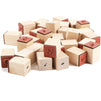 Wood Rubber Stamps for Crafting, Calligraphy Alphabet Stamp Set (60 Pieces)