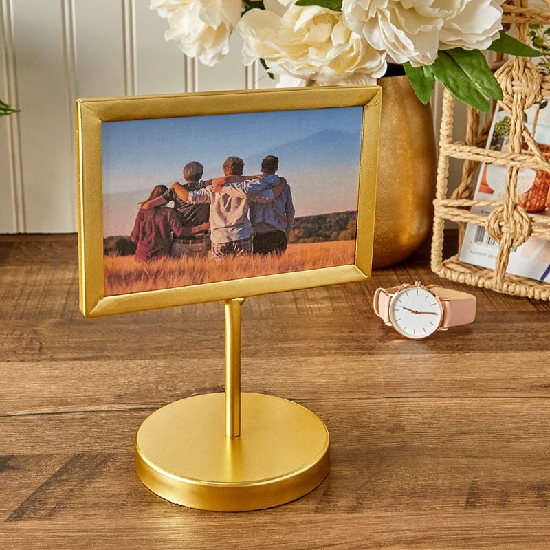 Gold Tabletop Frame, Yellow, Sold by at Home
