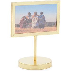 Juvale Gold Metal Picture Frame for 4 x 6 Inch Photos (6 x 7.75 Inches)