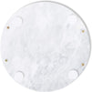 Juvale Round Marble Tray with Handles (11.8 x 10 x 0.4 in)