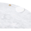 Juvale Round Marble Tray with Handles (11.8 x 10 x 0.4 in)