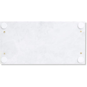 Rectangle Marble Tray with Handles (15 x 7.5 x 0.4 in)