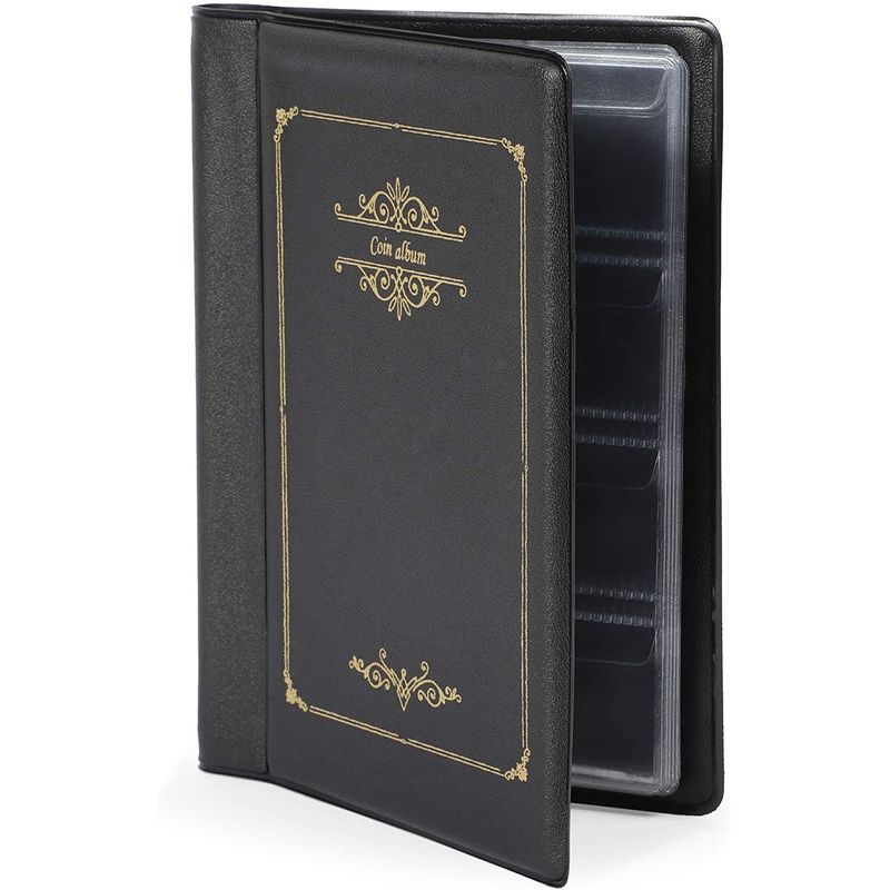 Coin Collectors Albums with 120 Pockets (4.35 x 6 in, 3 Pack)