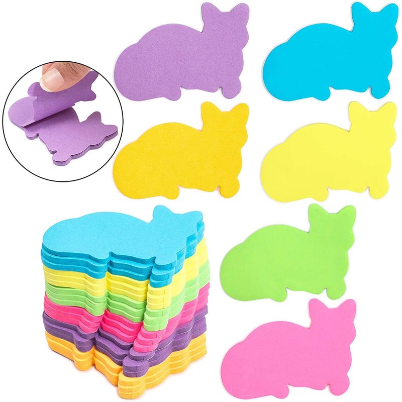 Chat Shaped Sticky Notes, Memo Notepad (6 Colors, 2.8 x 2.7 in, 18 Pack)