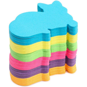Chat Shaped Sticky Notes, Memo Notepad (6 Colors, 2.8 x 2.7 in, 18 Pack)