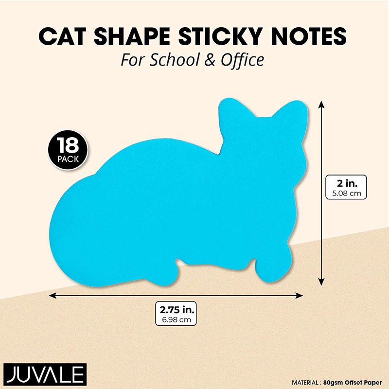 Ctosree 800 Sheets Cat Sticky Notes Set 8 Bright لبنان