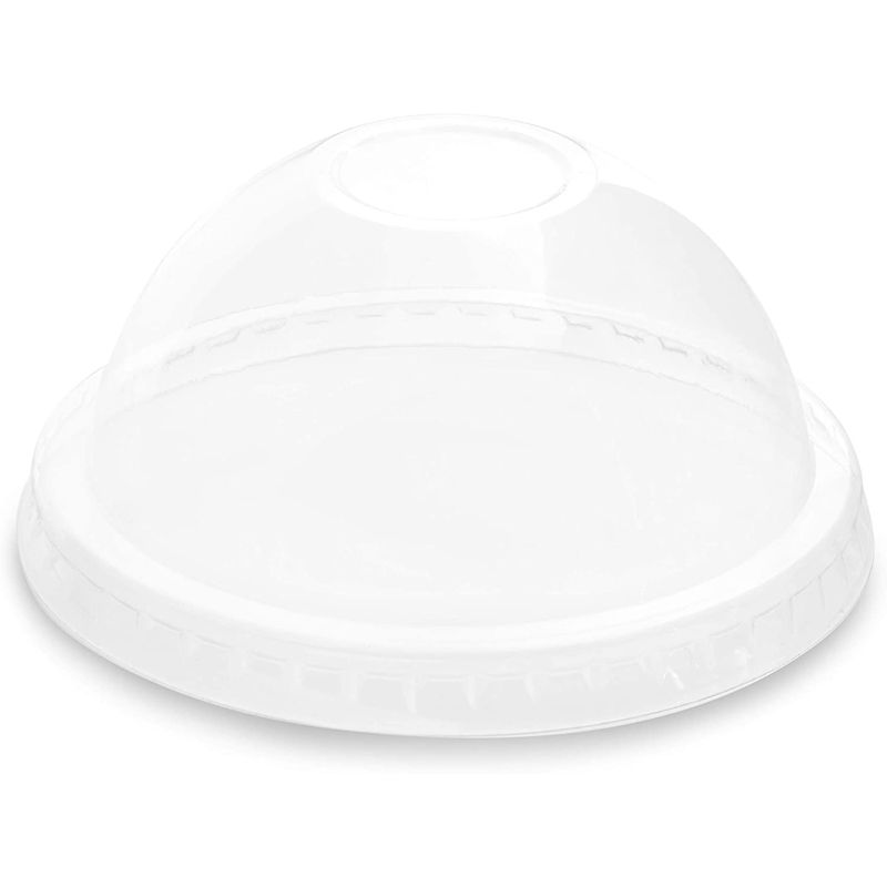 Clear Plastic Ice Cream Cups with Lids (8 oz, 50 Pack)