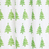 Christmas Tree Shower Curtain Set with 12 Hooks (70 x 71 Inches)